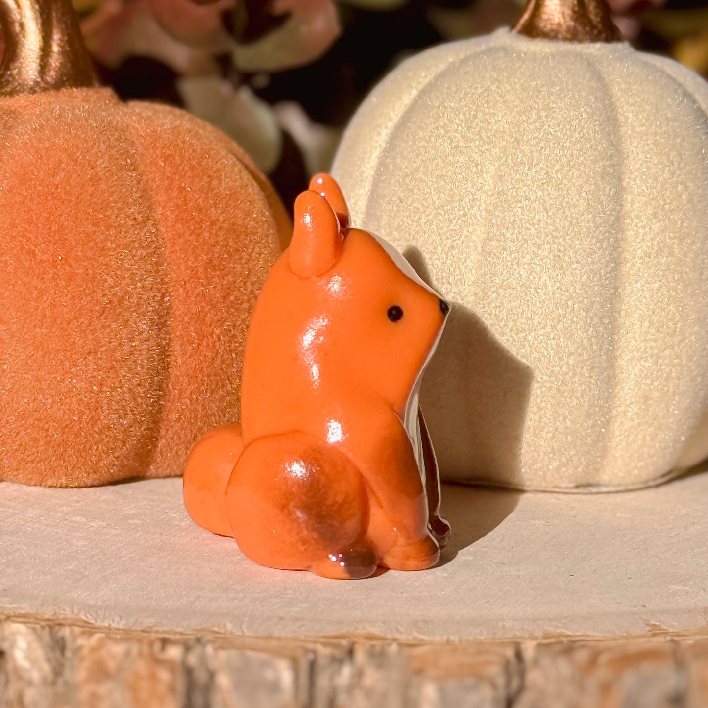 Cozy Orange Fox | Lil Woodsie Desk Friend