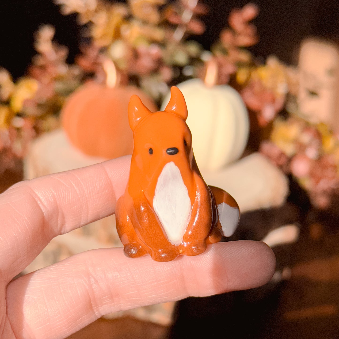 Cozy Orange Fox | Lil Woodsie Desk Friend