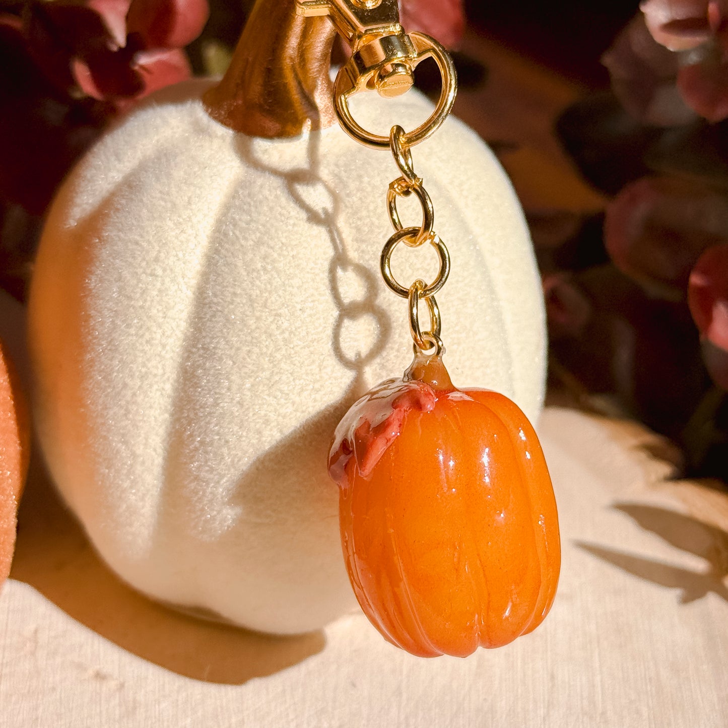 Cozy Pumpkin Keychain | Keychains