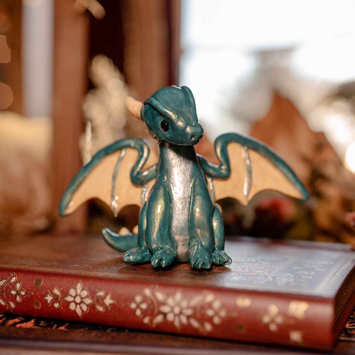 Shining Green Dragon | Lil Woodsie Desk Friend