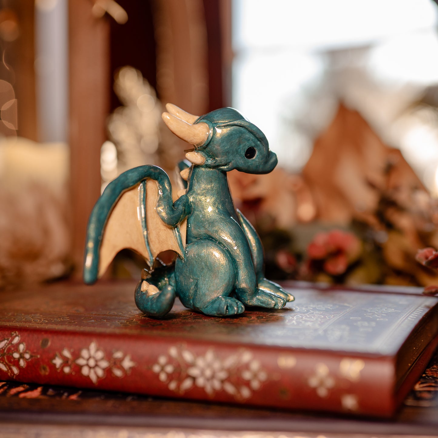 Shining Green Dragon | Lil Woodsie Desk Friend