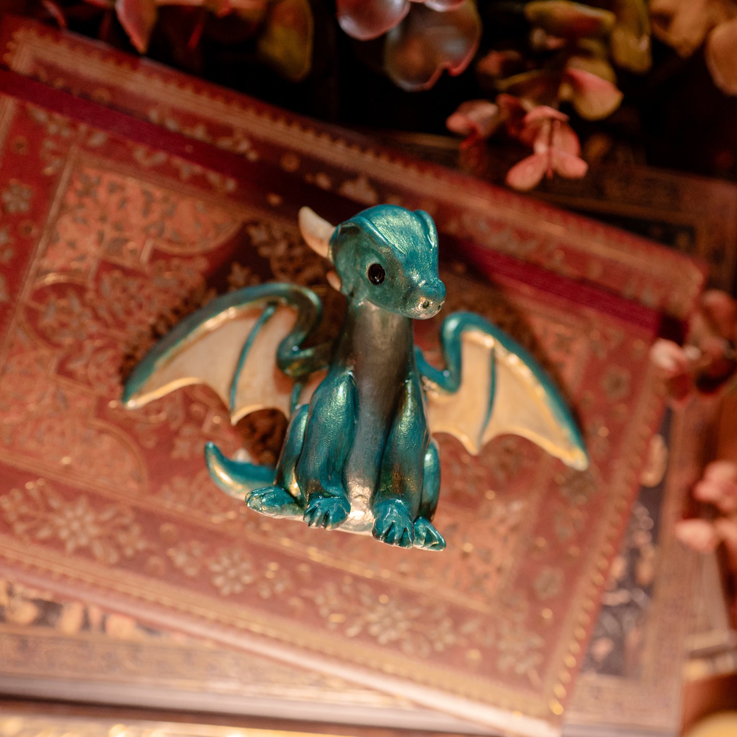 Shining Green Dragon | Lil Woodsie Desk Friend