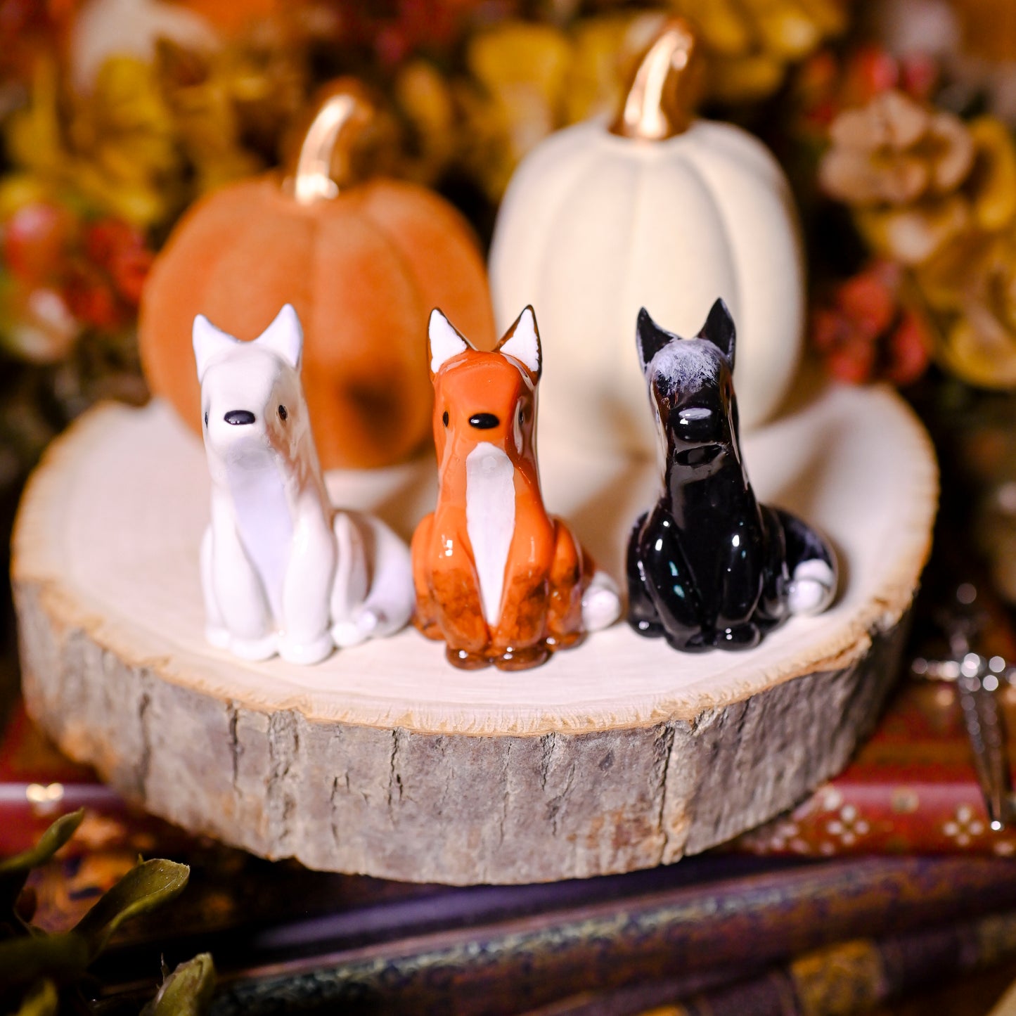 Orange Ring Fox | Lil Woodsie Crown Ring Holder