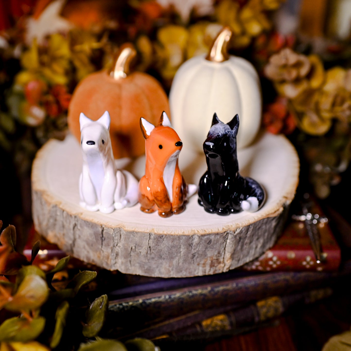 Orange Ring Fox | Lil Woodsie Crown Ring Holder