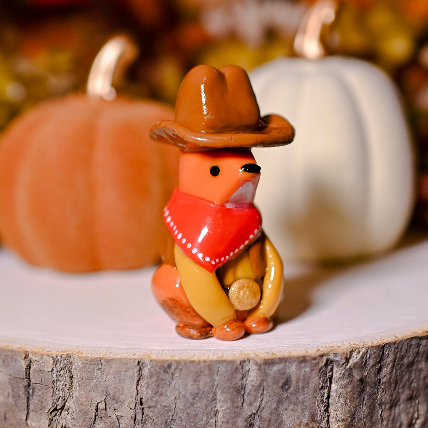 Cowboy Fox | Lil Woodsie Halloween Desk Friend