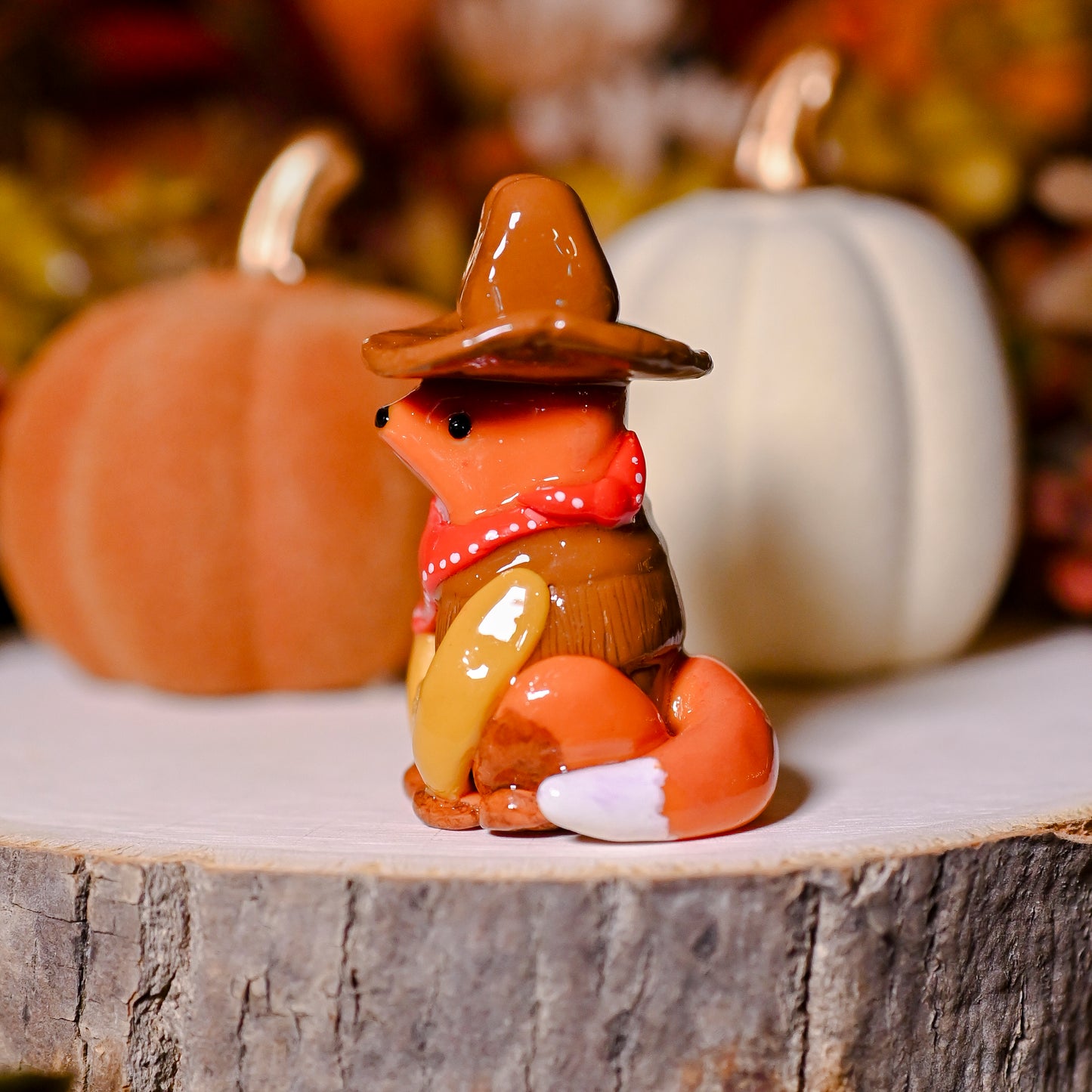 Cowboy Fox | Lil Woodsie Halloween Desk Friend