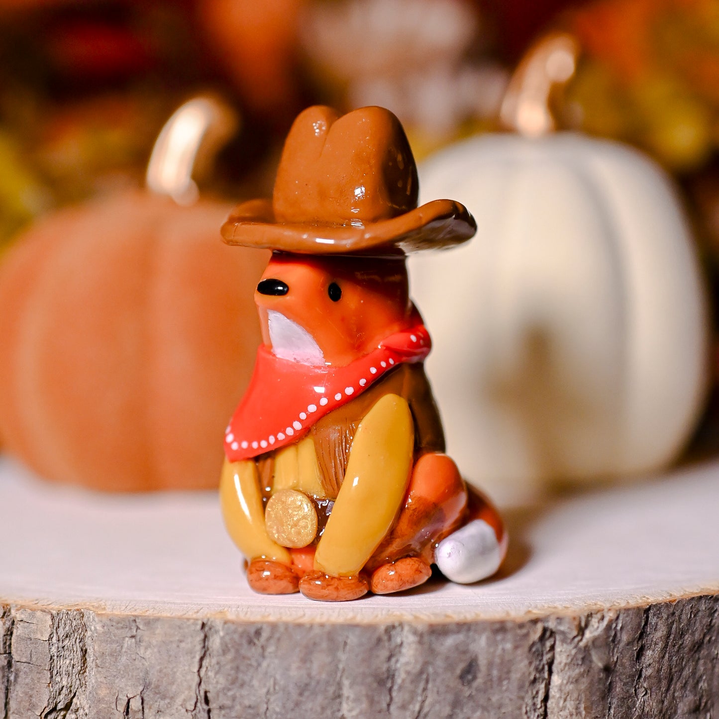 Cowboy Fox | Lil Woodsie Halloween Desk Friend