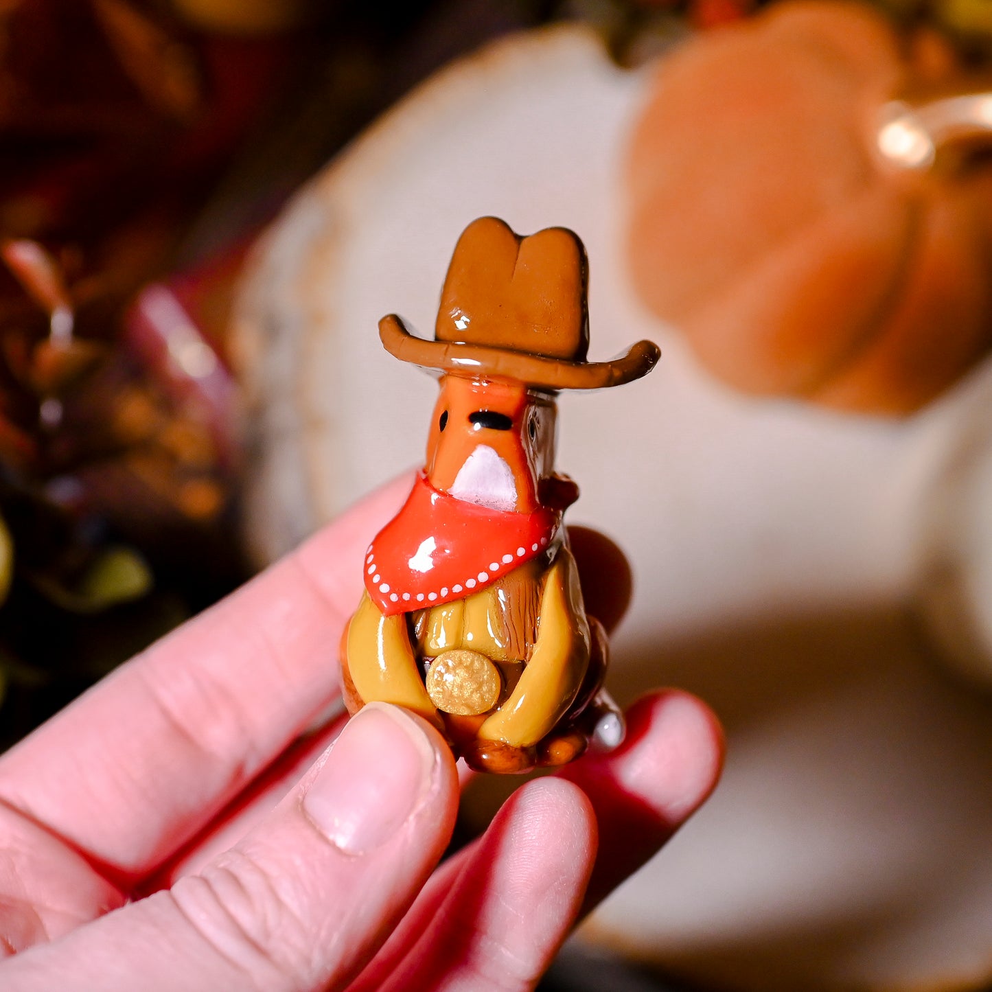 Cowboy Fox | Lil Woodsie Halloween Desk Friend