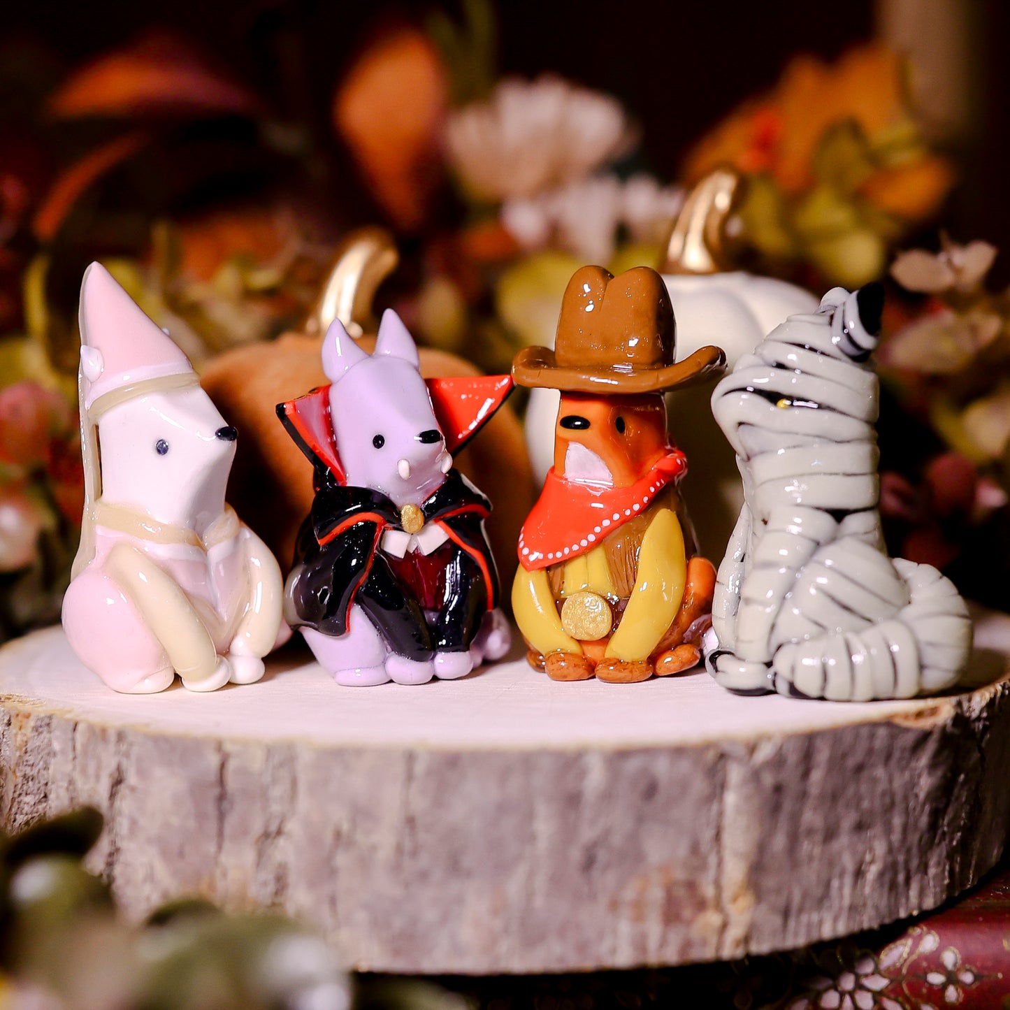 Vampire Fox | Lil Woodsie Halloween Desk Friend