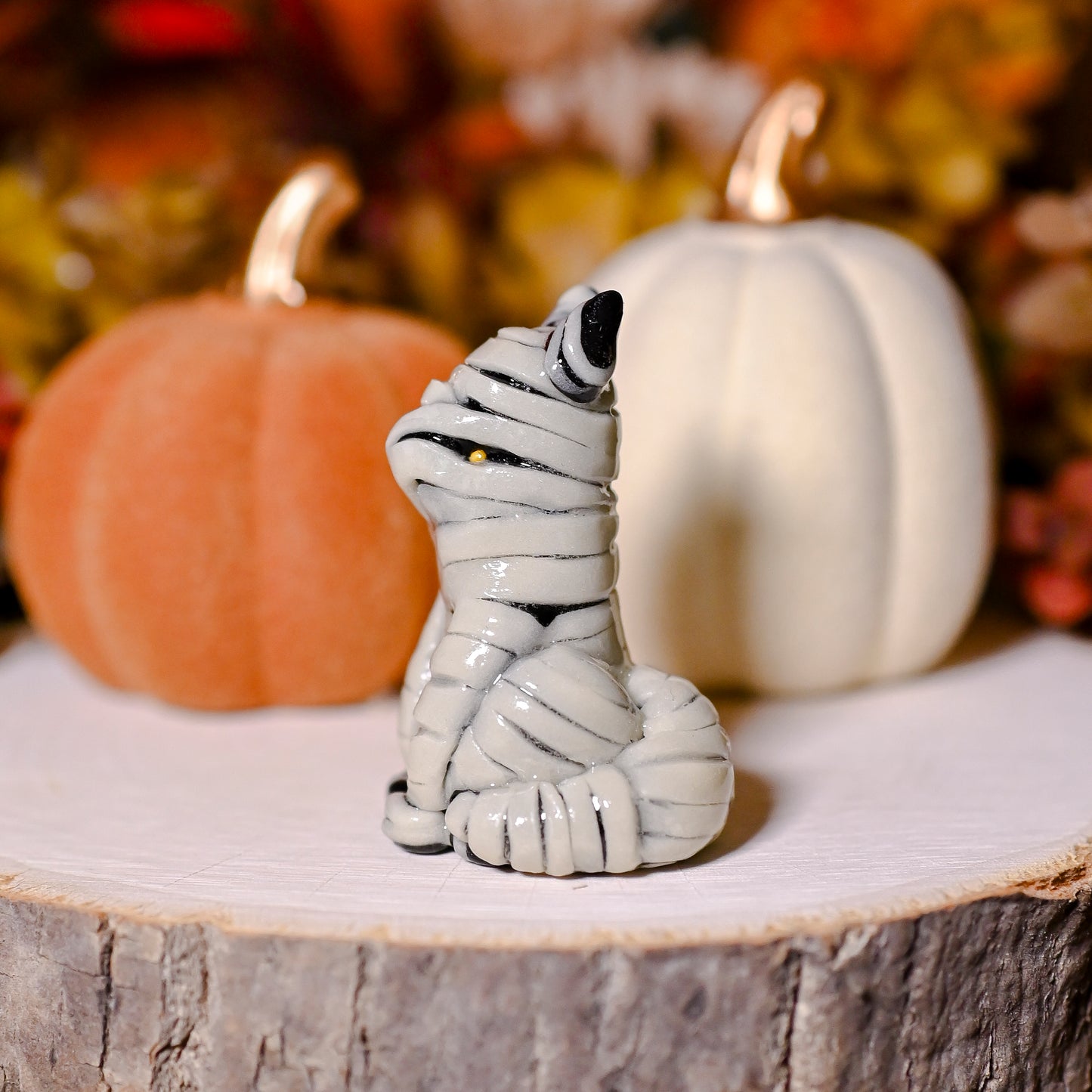 Mummy Fox | Lil Woodsie Halloween Desk Friend