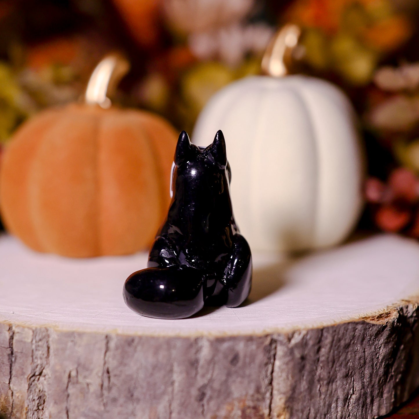 Cozy Skully Fox | Lil Woodsie Halloween Desk Friend