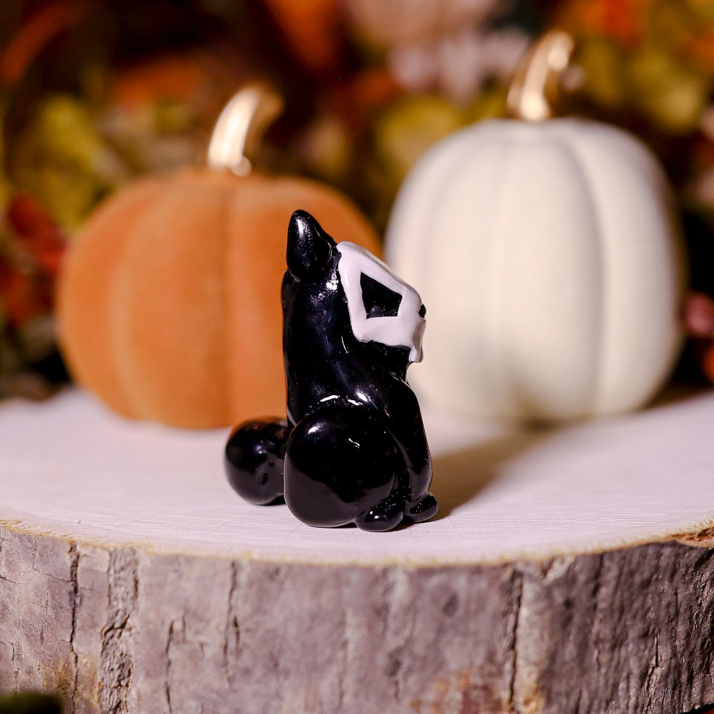 Cozy Skully Fox | Lil Woodsie Halloween Desk Friend