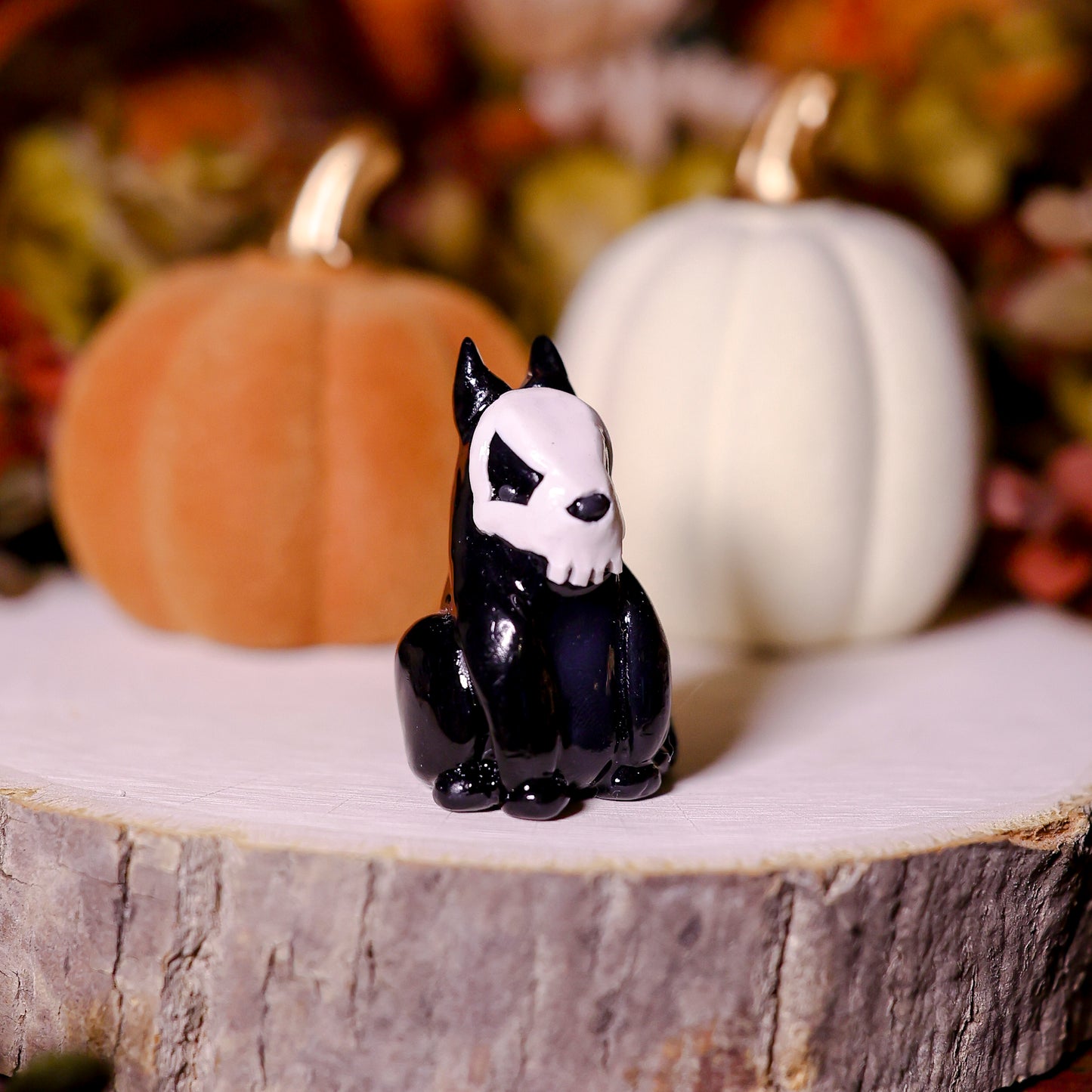 Cozy Skully Fox | Lil Woodsie Halloween Desk Friend