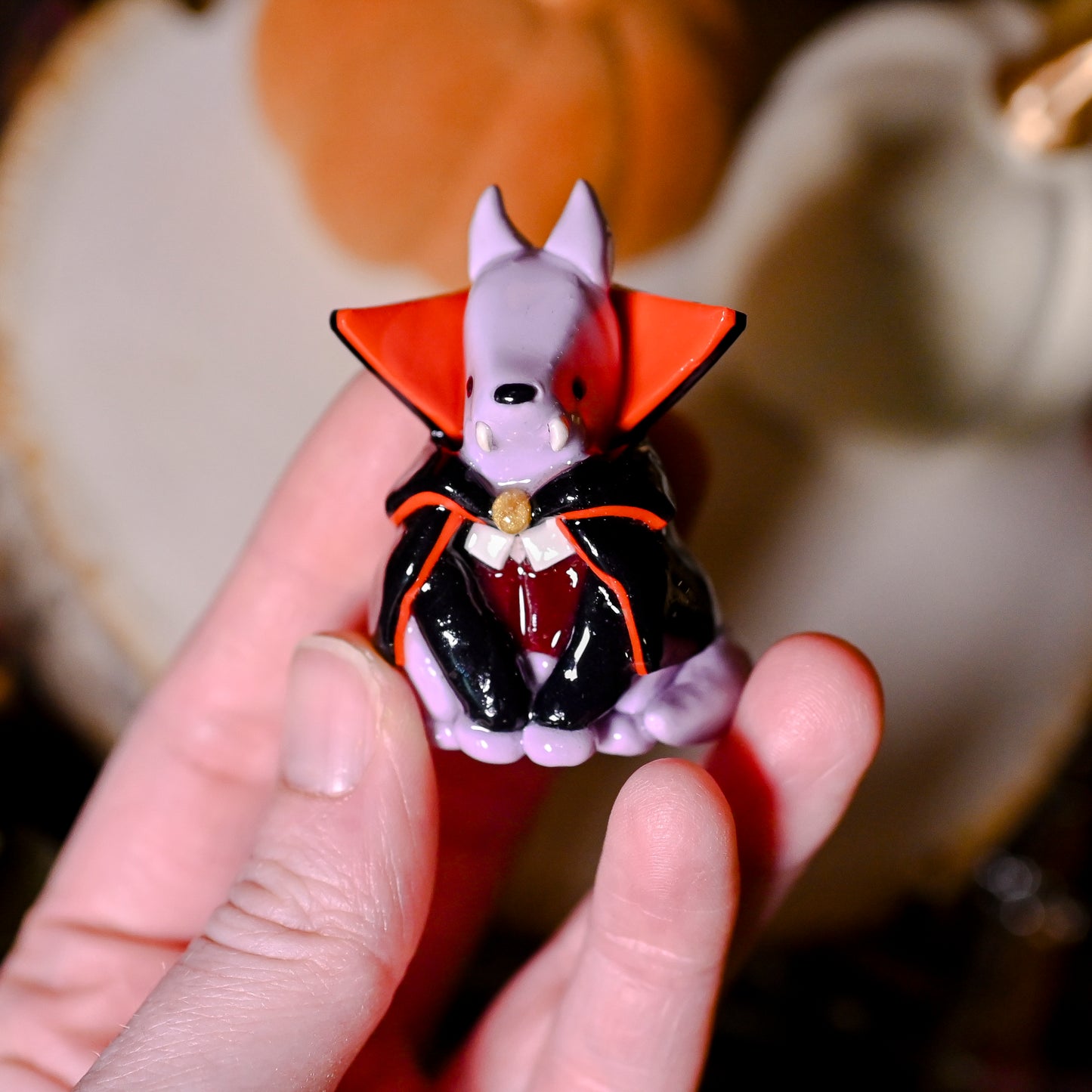 Vampire Fox | Lil Woodsie Halloween Desk Friend