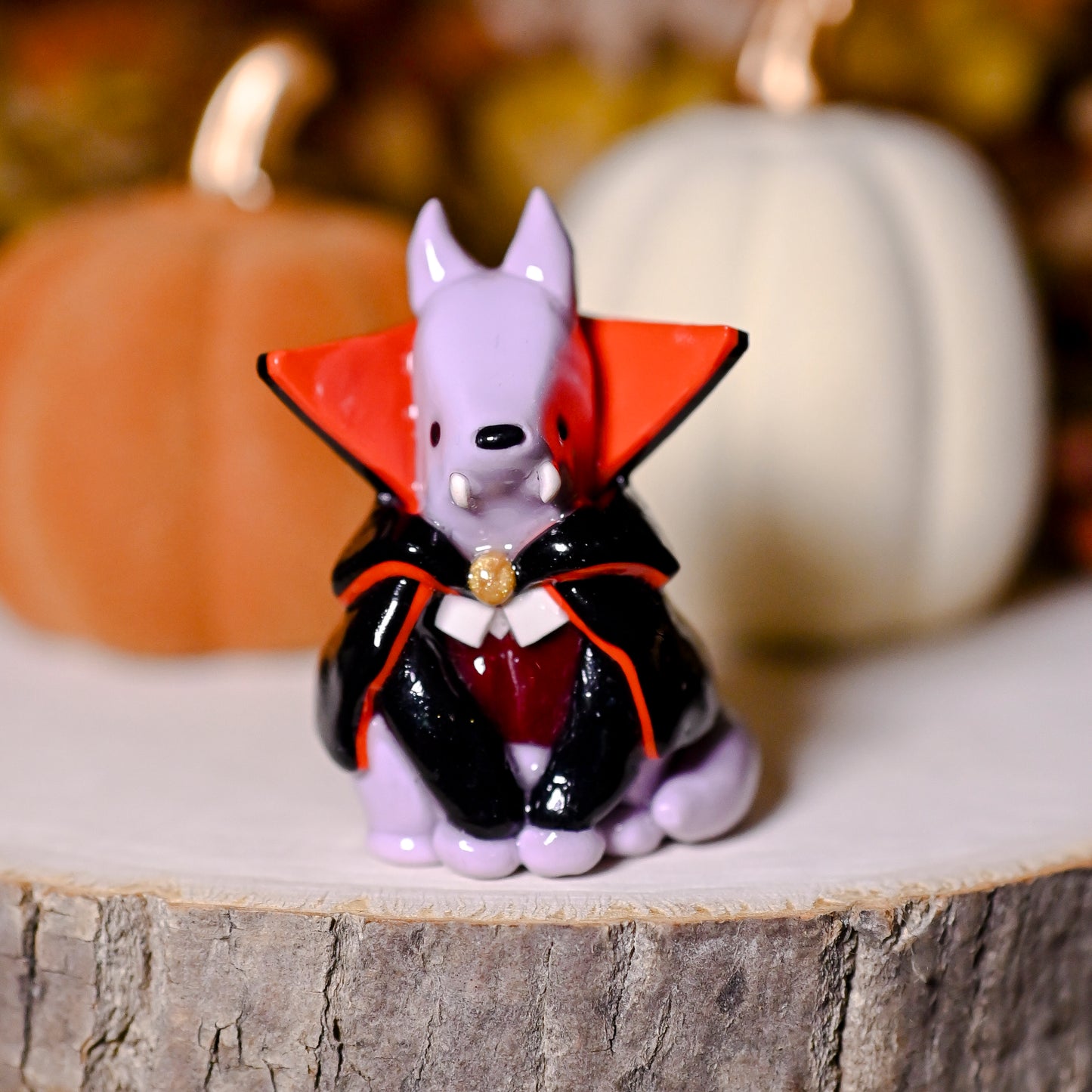 Vampire Fox | Lil Woodsie Halloween Desk Friend
