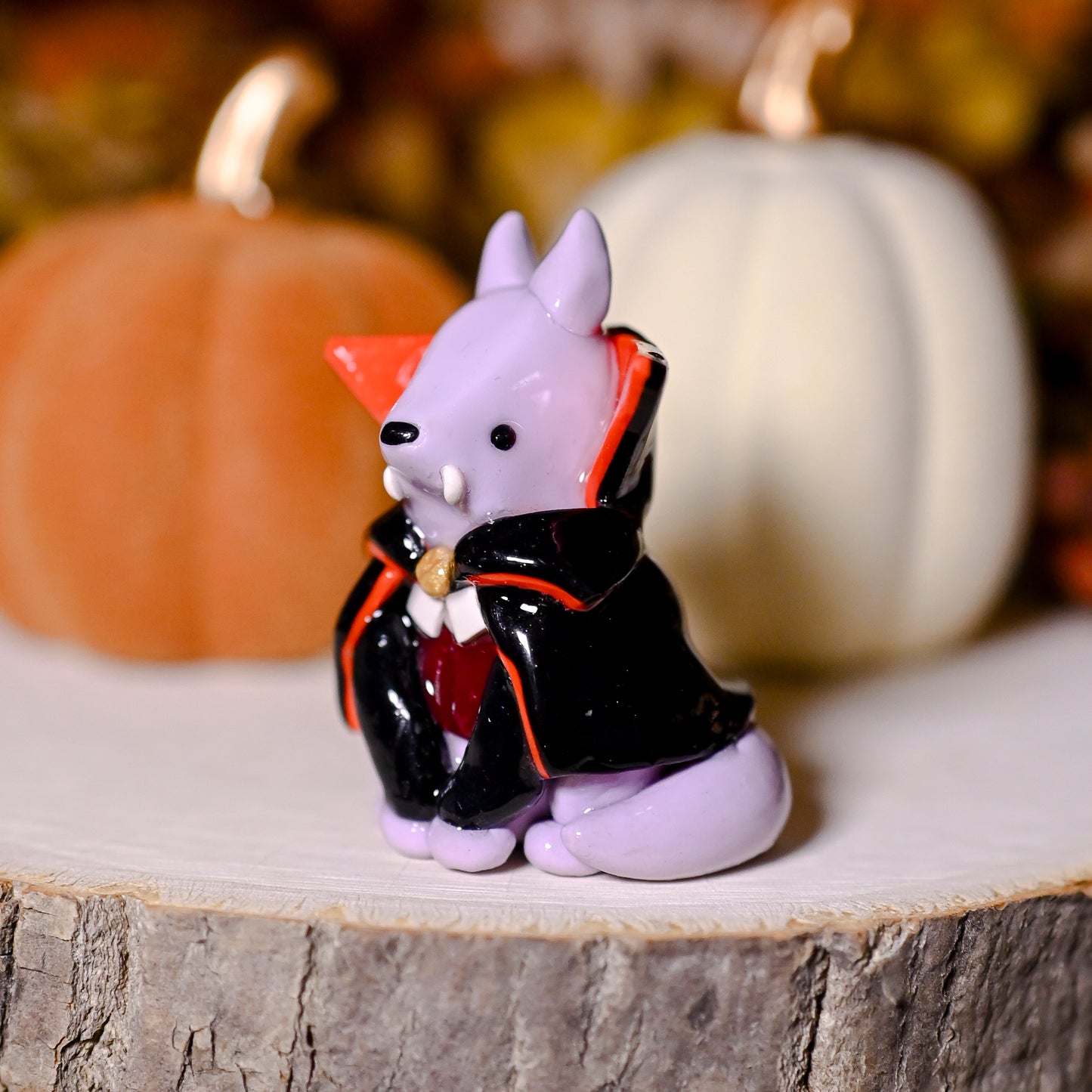 Vampire Fox | Lil Woodsie Halloween Desk Friend