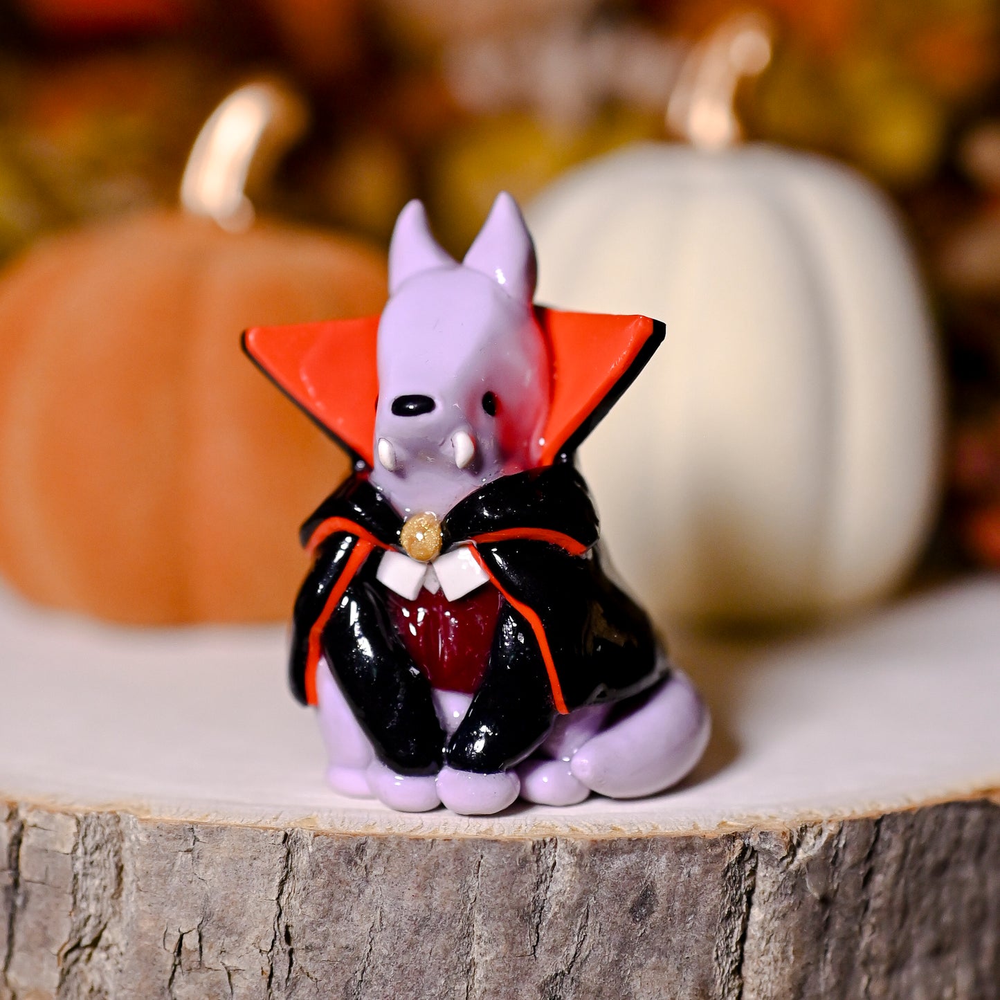 Vampire Fox | Lil Woodsie Halloween Desk Friend