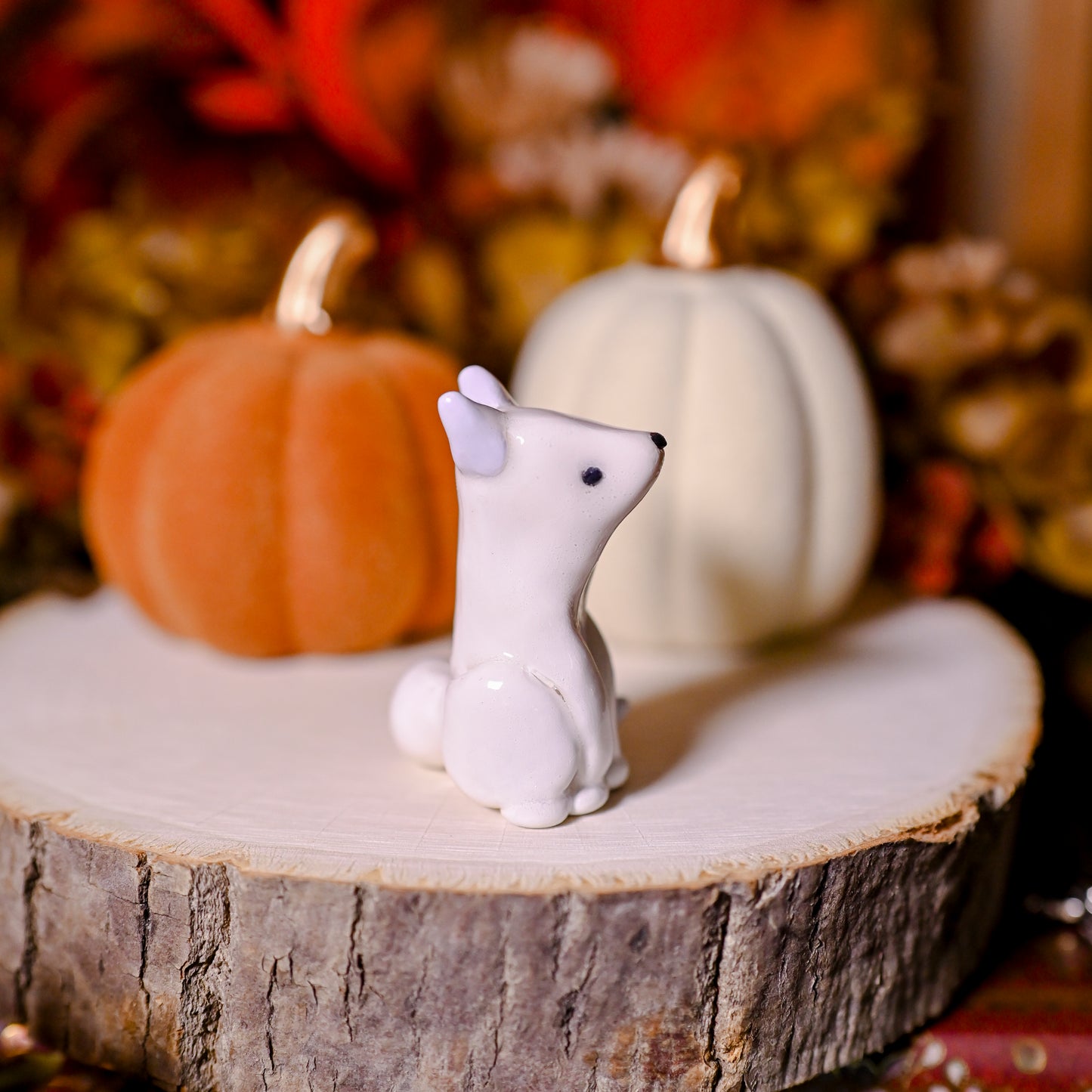 Arctic Ring Fox | Lil Woodsie Crown Ring Holder
