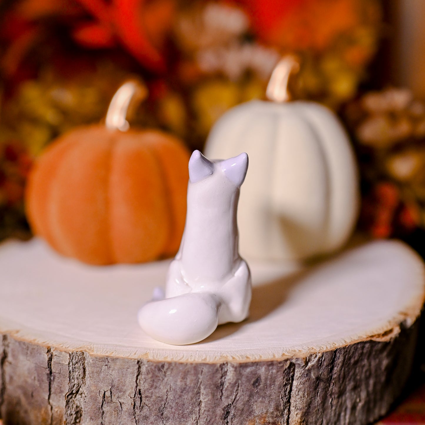 Arctic Ring Fox | Lil Woodsie Crown Ring Holder