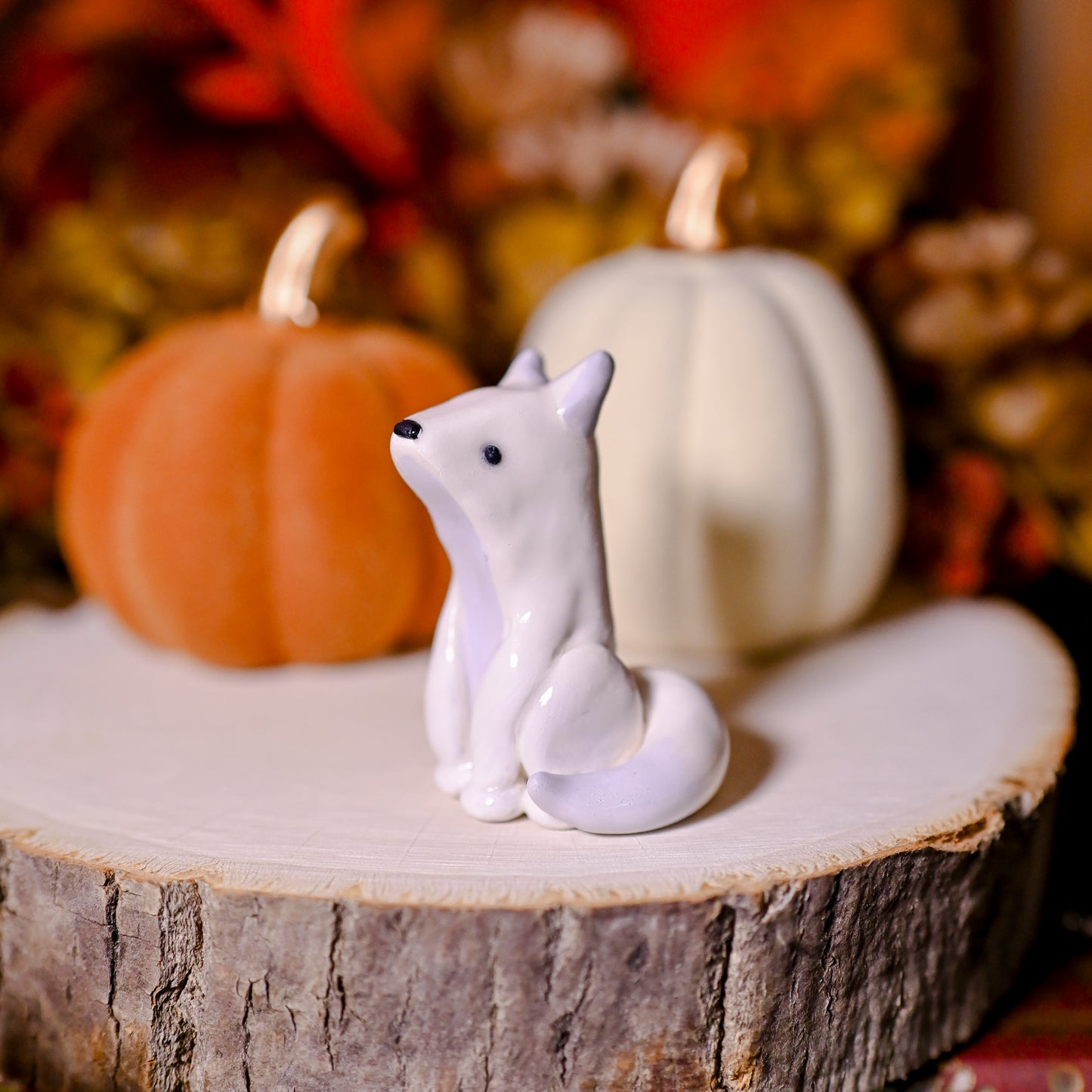 Arctic Ring Fox | Lil Woodsie Crown Ring Holder