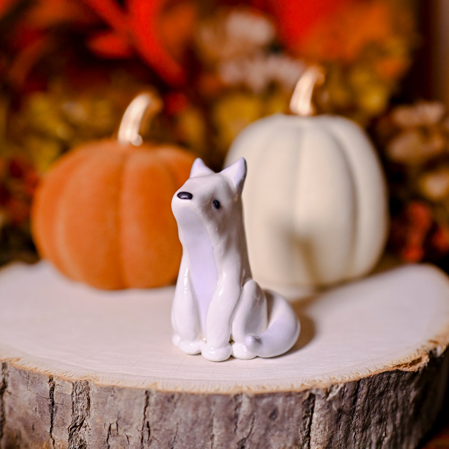 Arctic Ring Fox | Lil Woodsie Crown Ring Holder