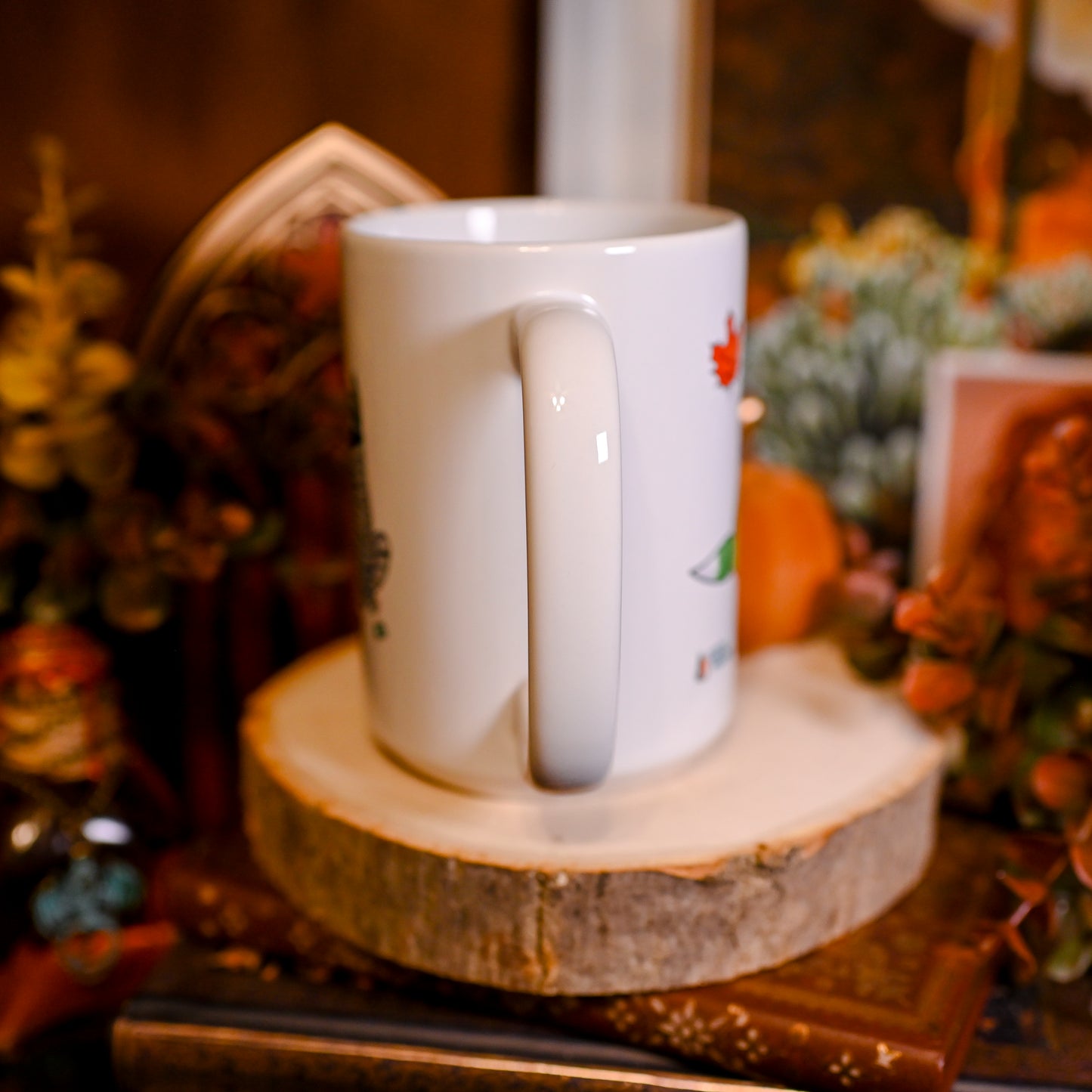 Cozy Halloween Foxes Mug 15oz