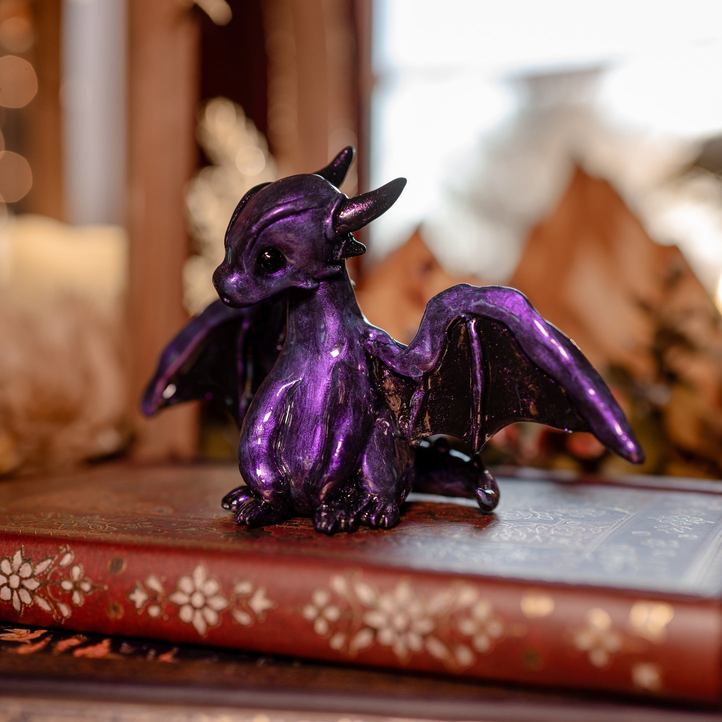 Violet Storm Dragon | Lil Woodsie Desk Friend