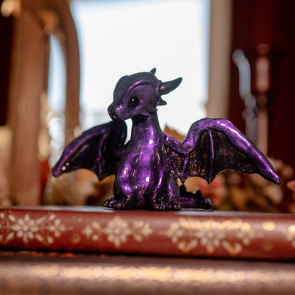 Violet Storm Dragon | Lil Woodsie Desk Friend