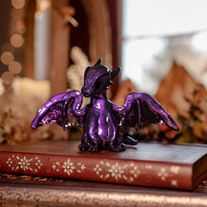 Violet Storm Dragon | Lil Woodsie Desk Friend