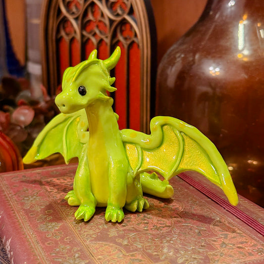Green Flash Dragon | Lil Woodsie Desk Friend