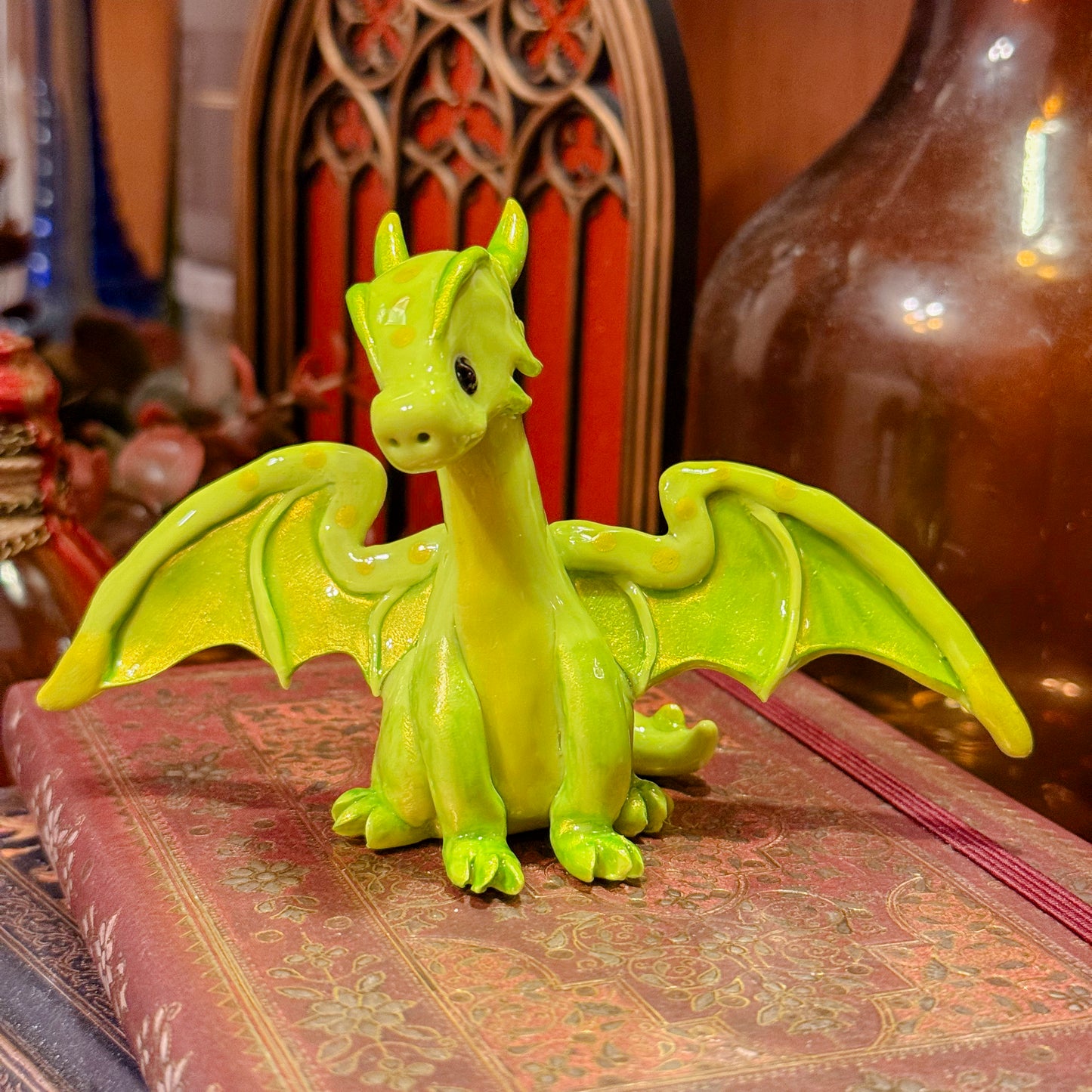 Green Flash Dragon | Lil Woodsie Desk Friend