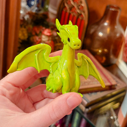 Green Flash Dragon | Lil Woodsie Desk Friend