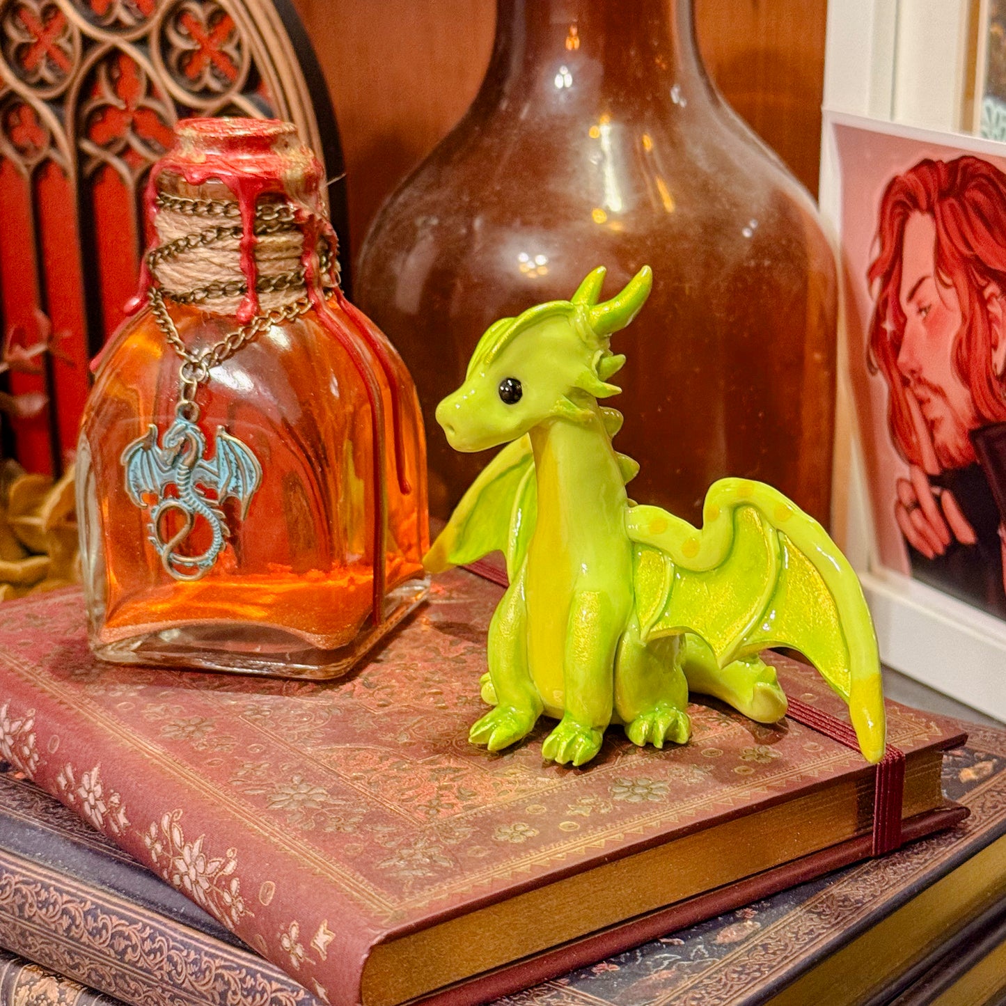 Green Flash Dragon | Lil Woodsie Desk Friend