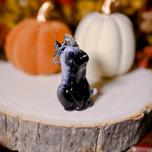 Silver Ring Fox | Lil Woodsie Crown Ring Holder