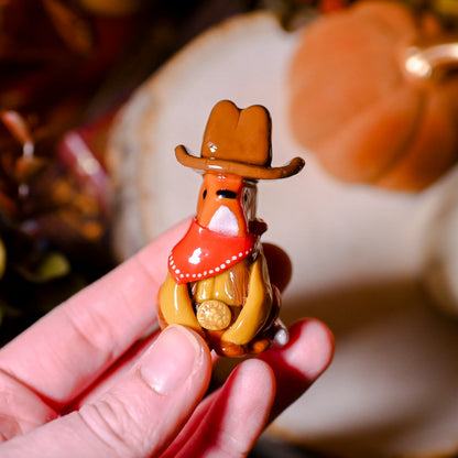 Cowboy Fox | Lil Woodsie Halloween Desk Friend