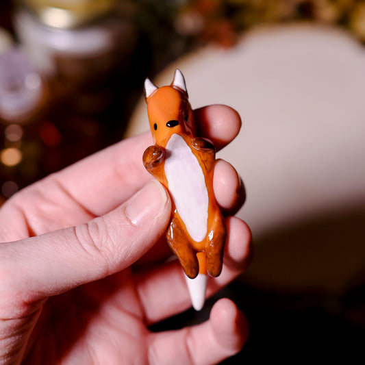 Cuddle Fox | Lil Woodsie Worry Stone and Phone Hipper