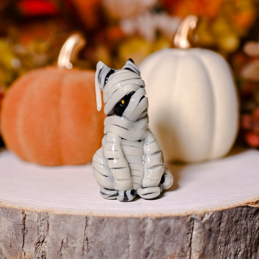 Mummy Fox | Lil Woodsie Halloween Desk Friend