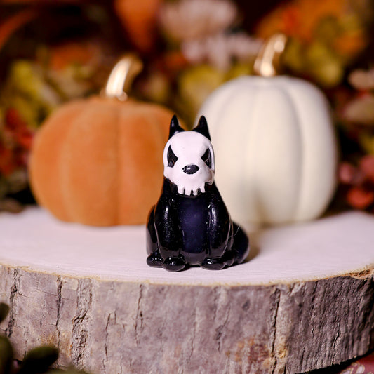 Cozy Skully Fox | Lil Woodsie Halloween Desk Friend