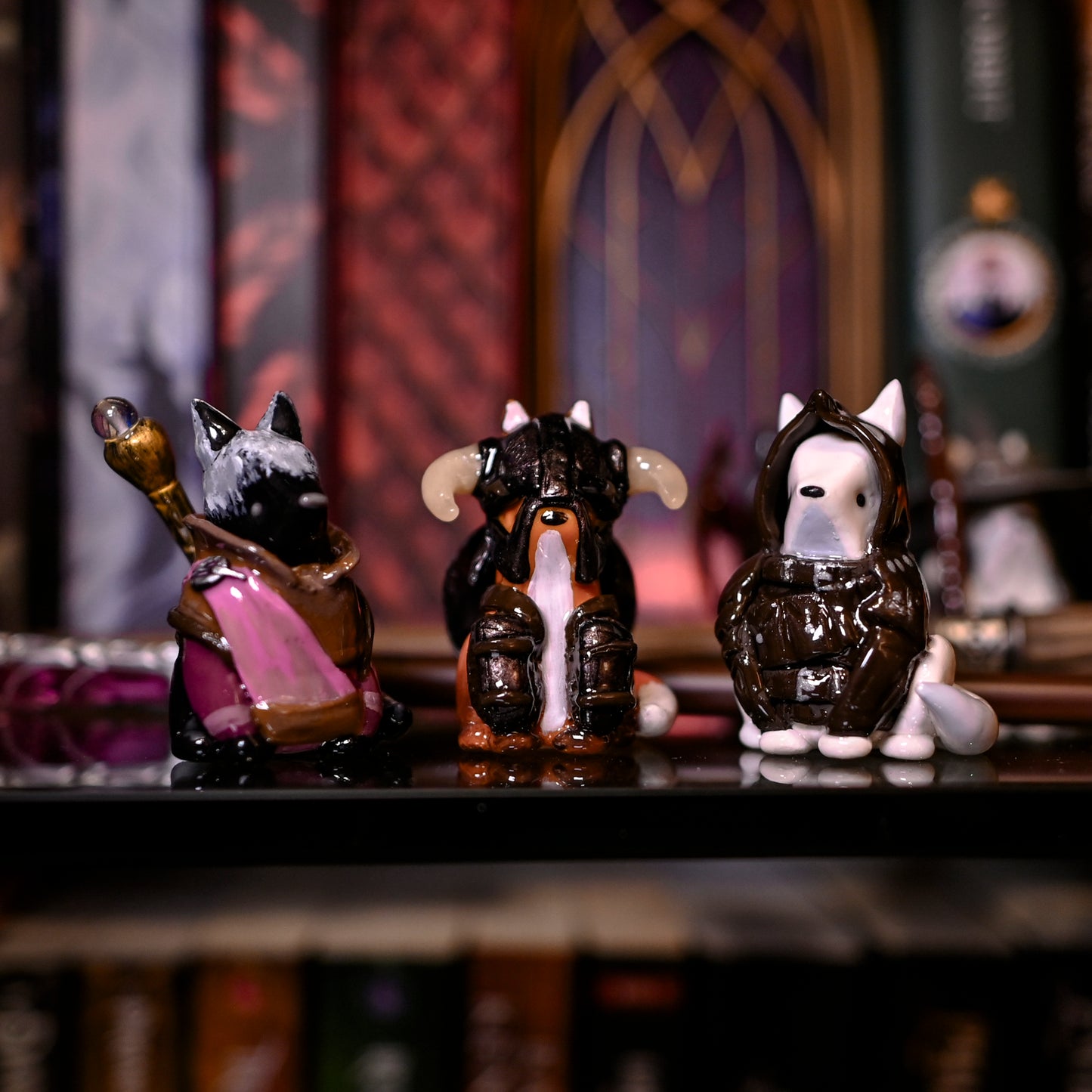 PREORDER: Mage Fox | FANTASY FOX | Bookshelf Decor + Desk Friend