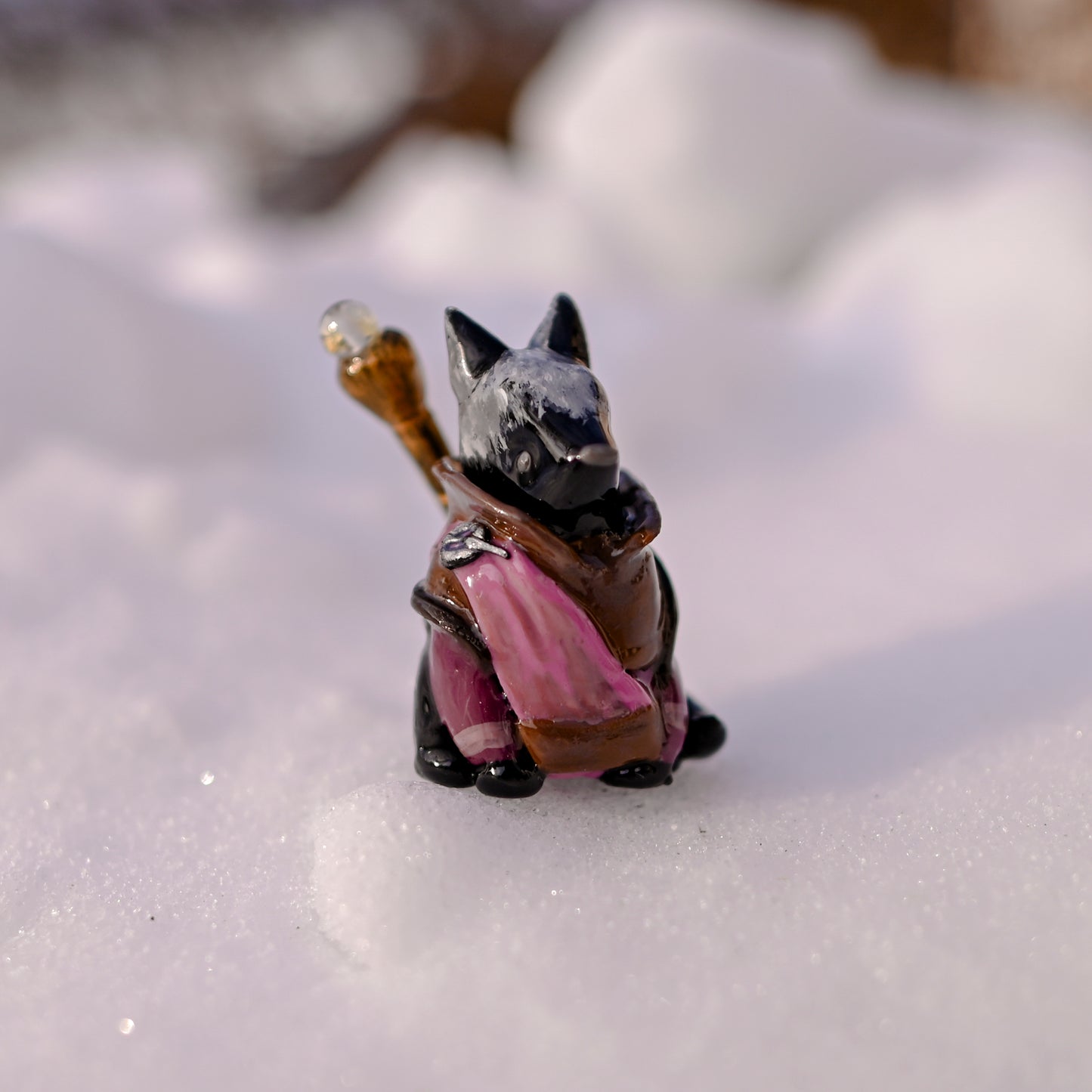 PREORDER: Mage Fox | FANTASY FOX | Bookshelf Decor + Desk Friend