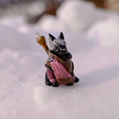 PREORDER: Mage Fox | FANTASY FOX | Bookshelf Decor + Desk Friend