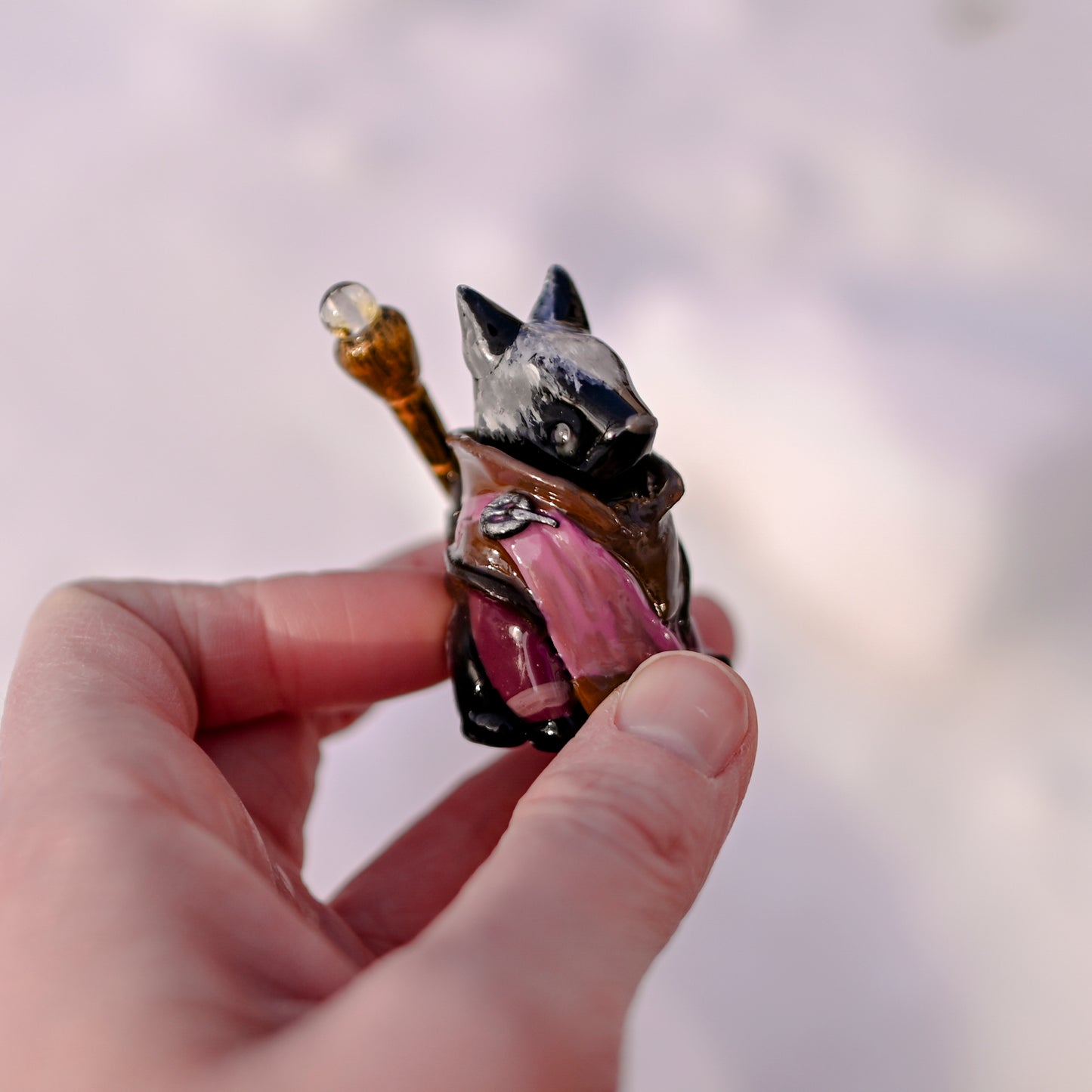 PREORDER: Mage Fox | FANTASY FOX | Bookshelf Decor + Desk Friend