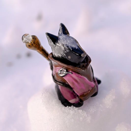 PREORDER: Mage Fox | FANTASY FOX | Bookshelf Decor + Desk Friend