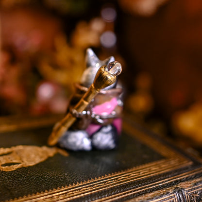 PREORDER: Mage Fox | FANTASY FOX | Bookshelf Decor + Desk Friend