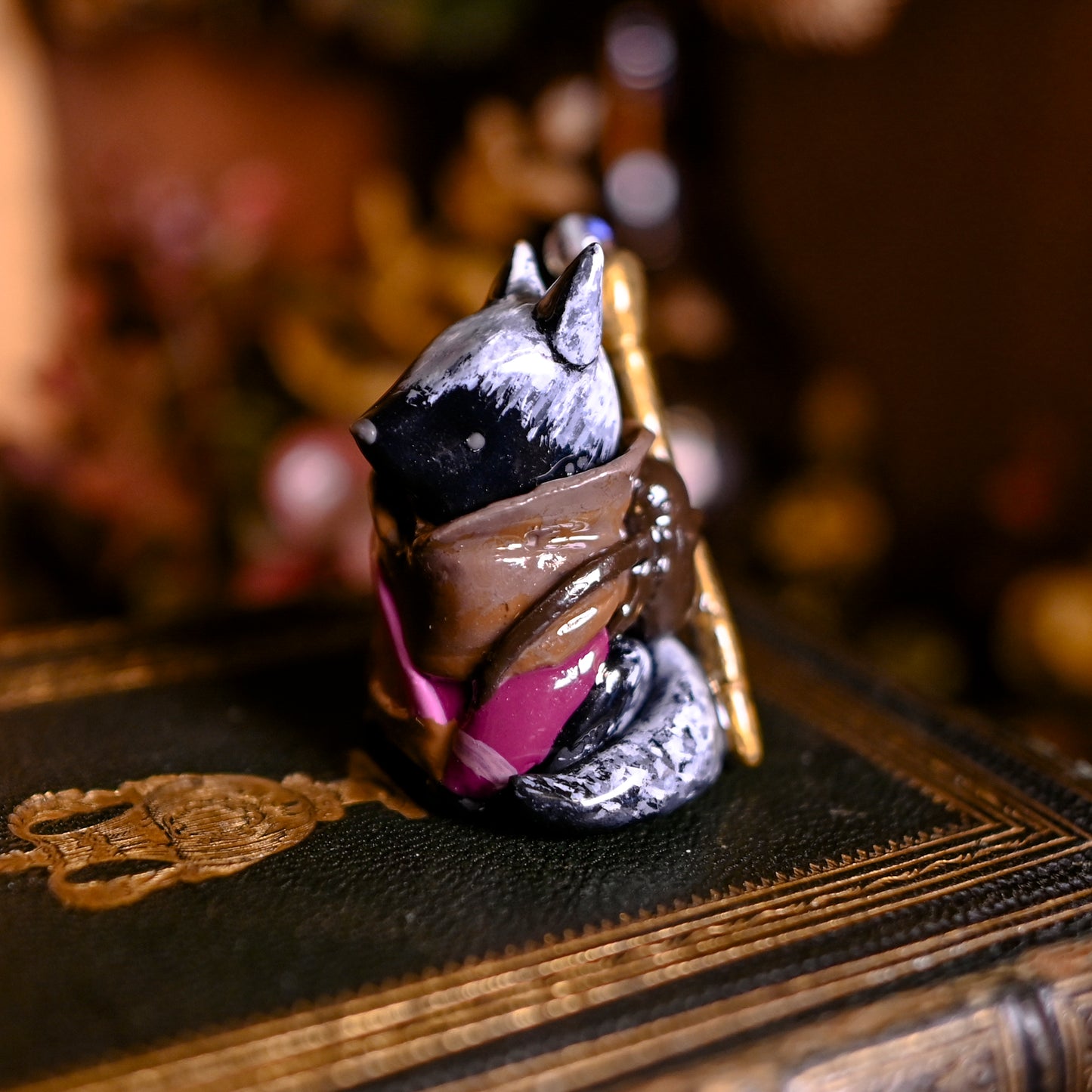 PREORDER: Mage Fox | FANTASY FOX | Bookshelf Decor + Desk Friend