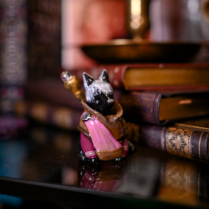 PREORDER: Mage Fox | FANTASY FOX | Bookshelf Decor + Desk Friend